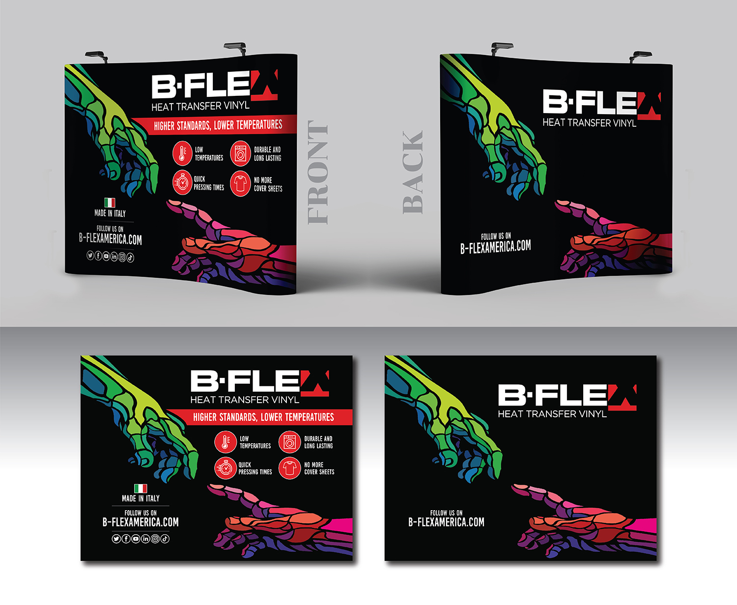 Messestand-Design von Deziners Zone für B-Flex America | Design #28205237