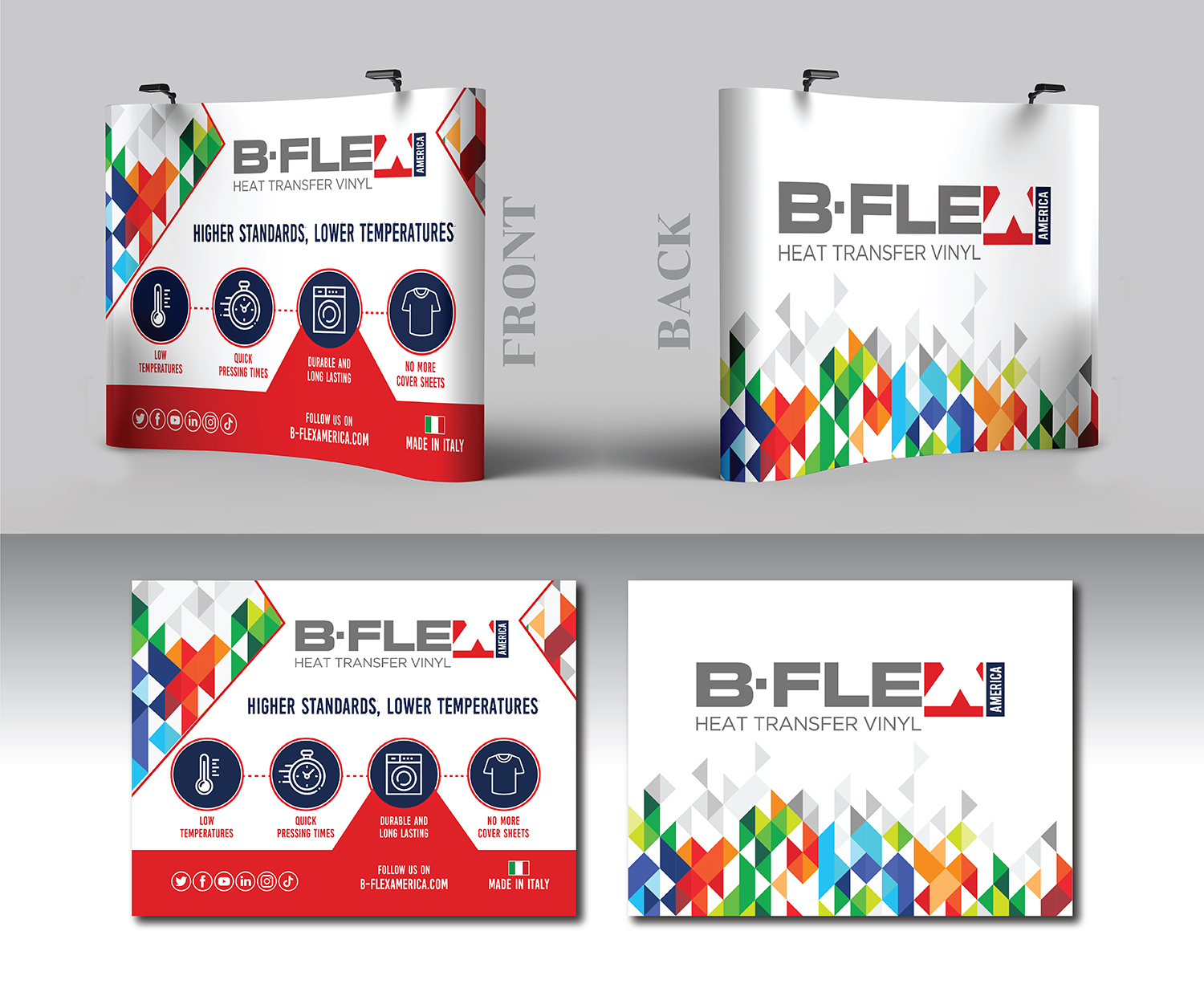 Messestand-Design von Deziners Zone für B-Flex America | Design #28205238