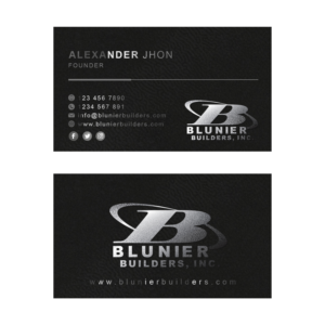 Looking for a high-end business card design for a construction company | Business Card Design by D - D Graphix