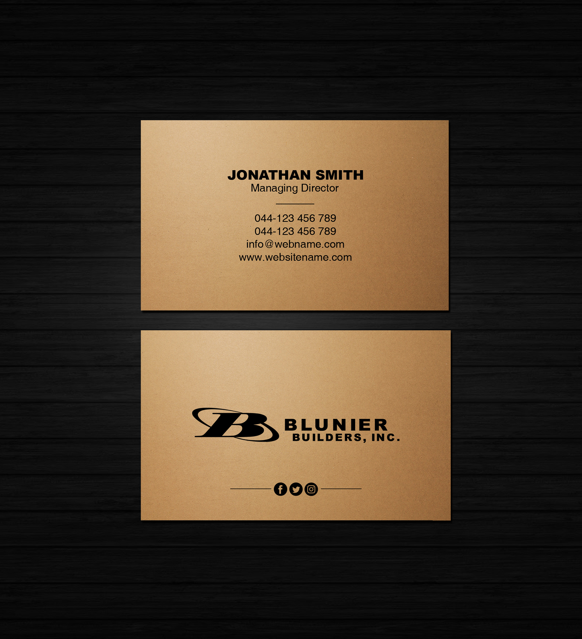 Visitenkarten-Design von Creations Box 2015 für dieses Projekt | Design #28219506