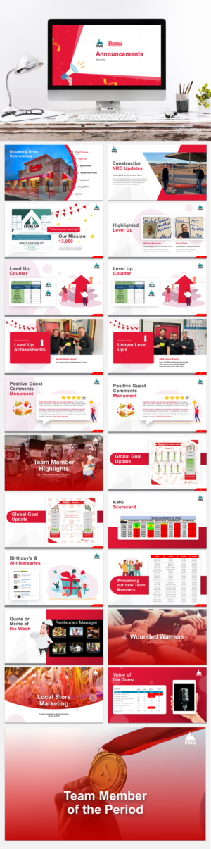 PowerPoint-Design von mduarte24 für KMG LLC | Design: #28252245