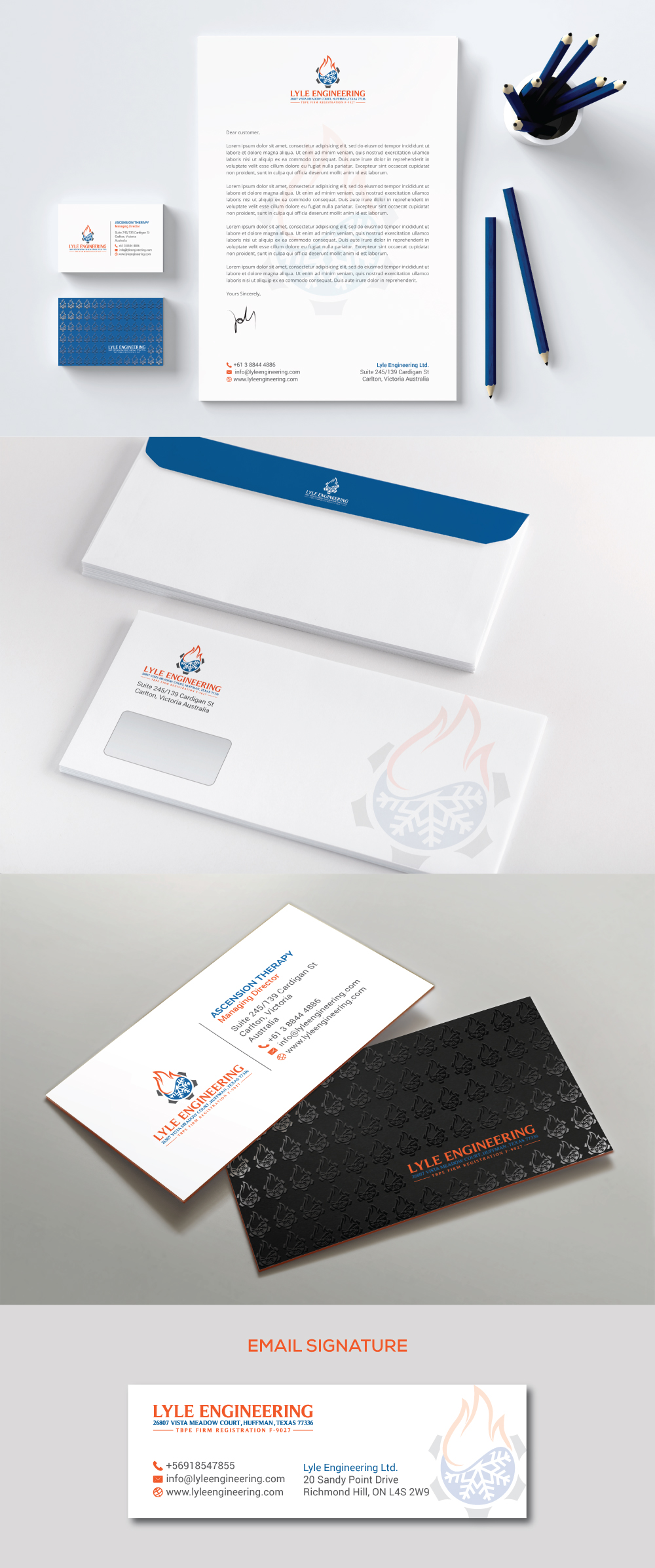 Stationery Design by R.design for this project | Design #28213991
