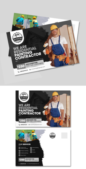 Postcard Design by debdesign for ION PAINTING | Design: #28204214
