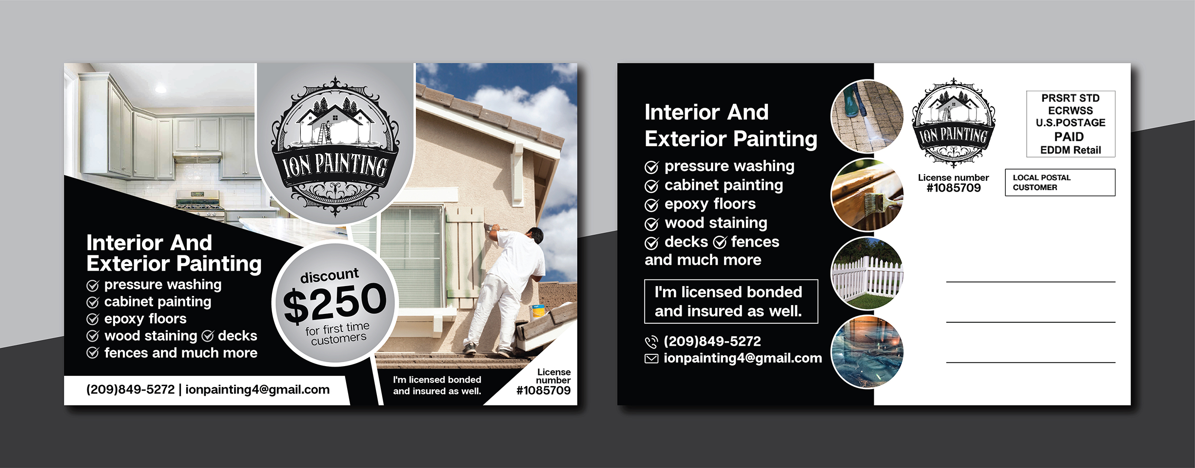 Diseño de Postal por Deziners Zone para ION PAINTING | Diseño #28204571