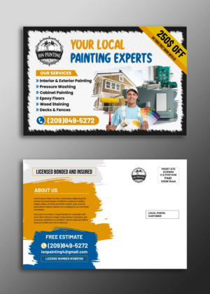 Postcard Design by ecorokerz for ION PAINTING | Design: #28203244