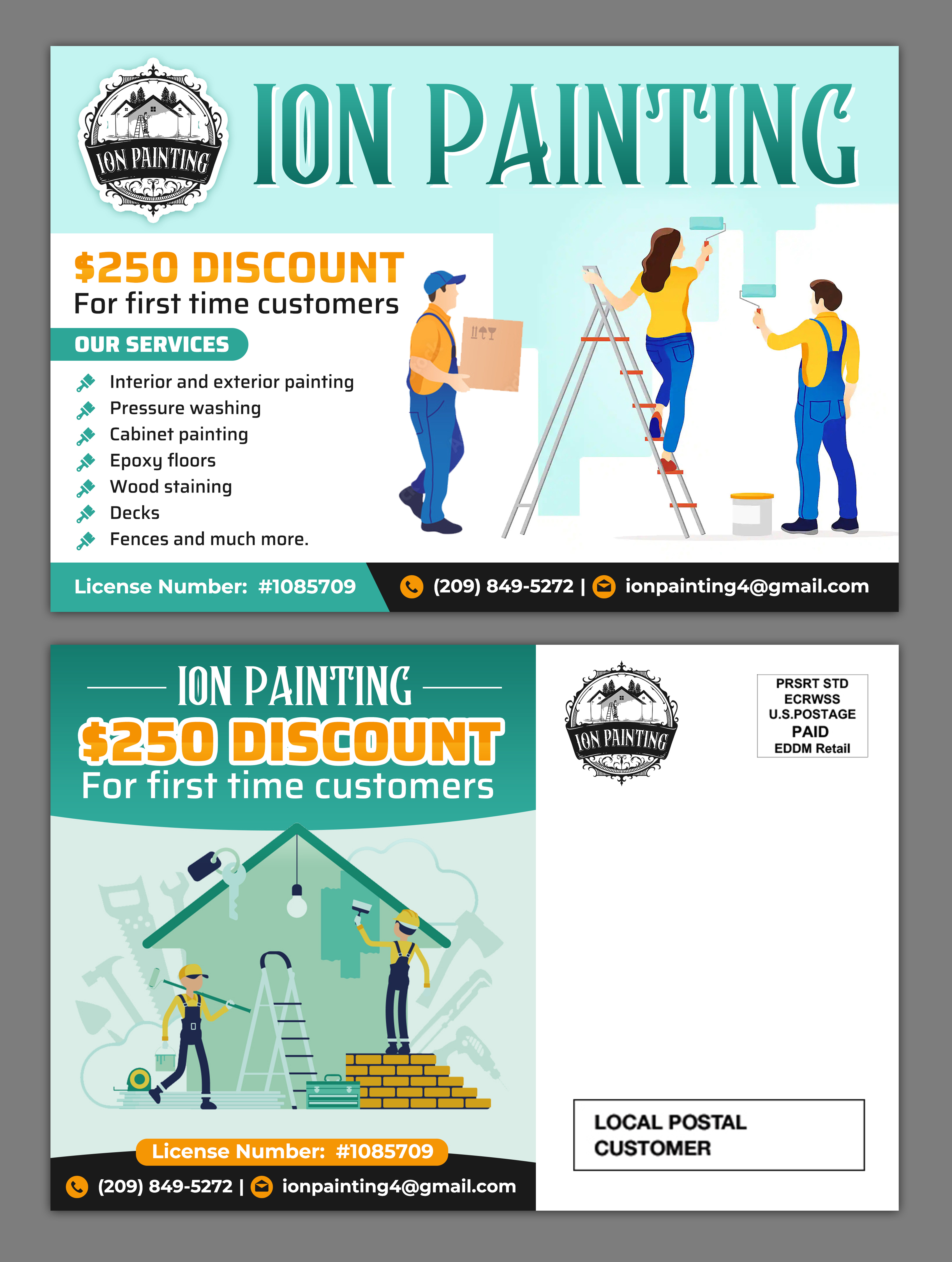 Postkarten-Design von SAI DESIGNS für ION PAINTING | Design #28212482