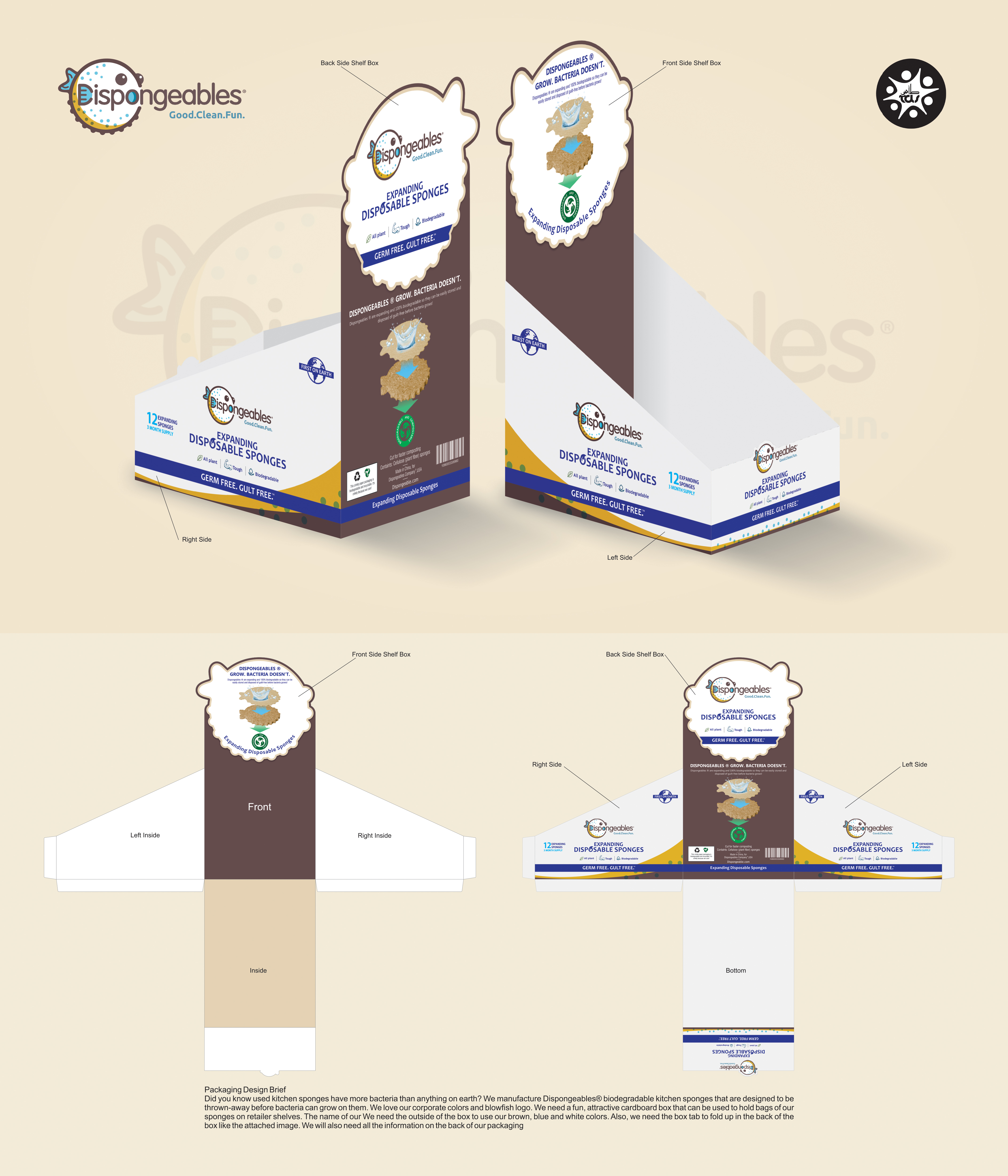 Diseño de Empaque por Tuba Art Studio. IZ (IMRAN ZW) para este proyecto | Diseño #28218426