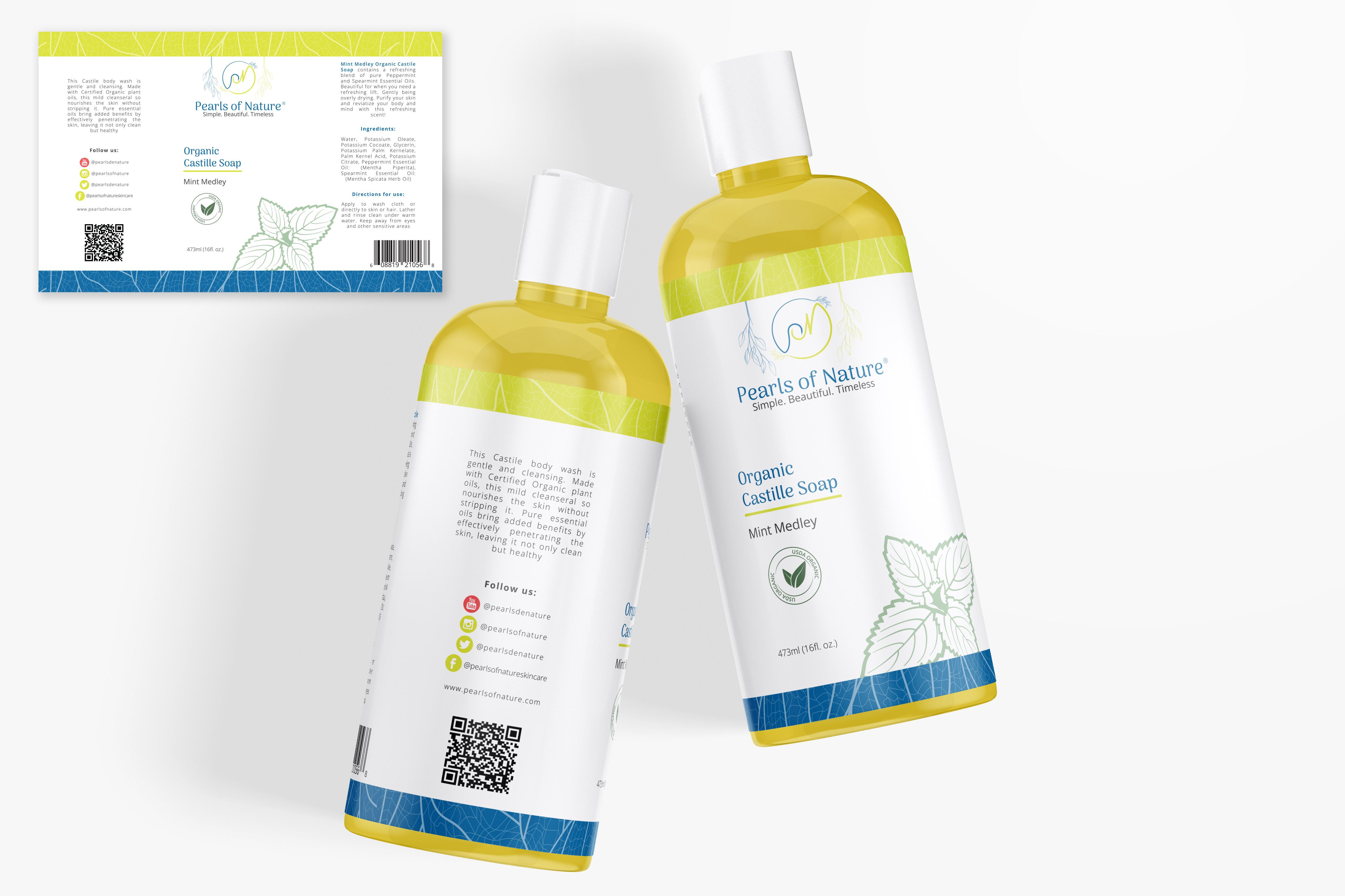 Verpackungs-Design von HMZDGN für Pearls of Nature | Design #28336367