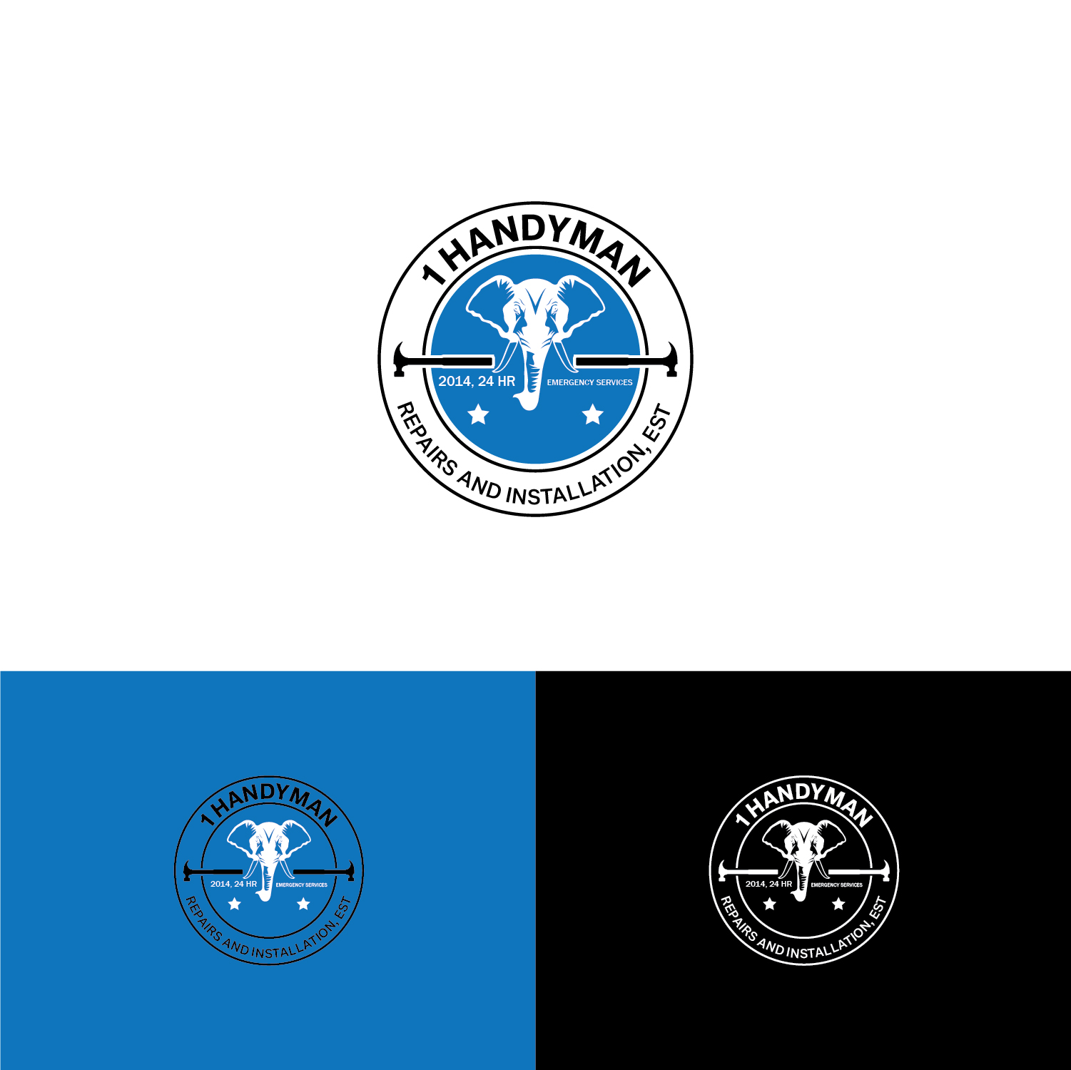 Logo Design by Maxo-Biz for 1 Handyman | Design #28236286