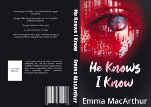 He Knows I Know- (Murder Mystery/ crime novel) | Print Design by Georgy83