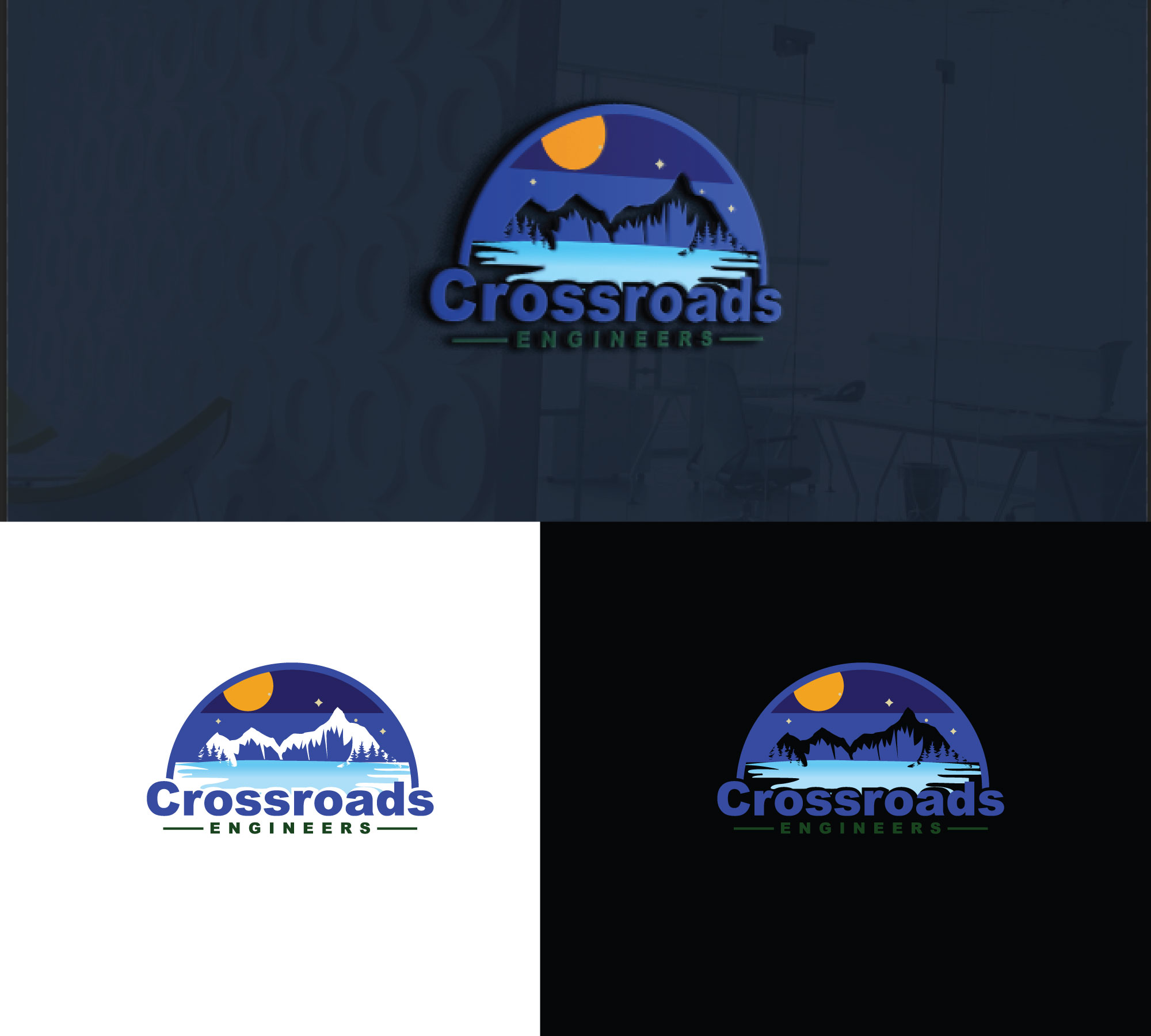 Logo Design by RRR Design for Crossroads Engineering | Design #28208489