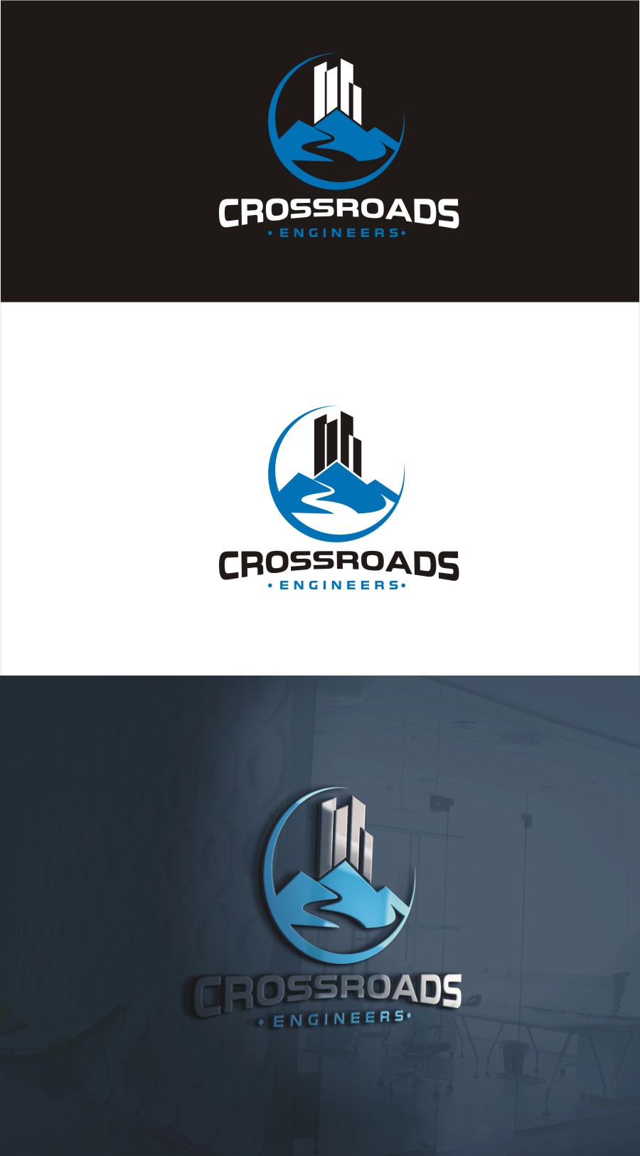 Logo Design by creative Sujsa for Crossroads Engineering | Design #28209022