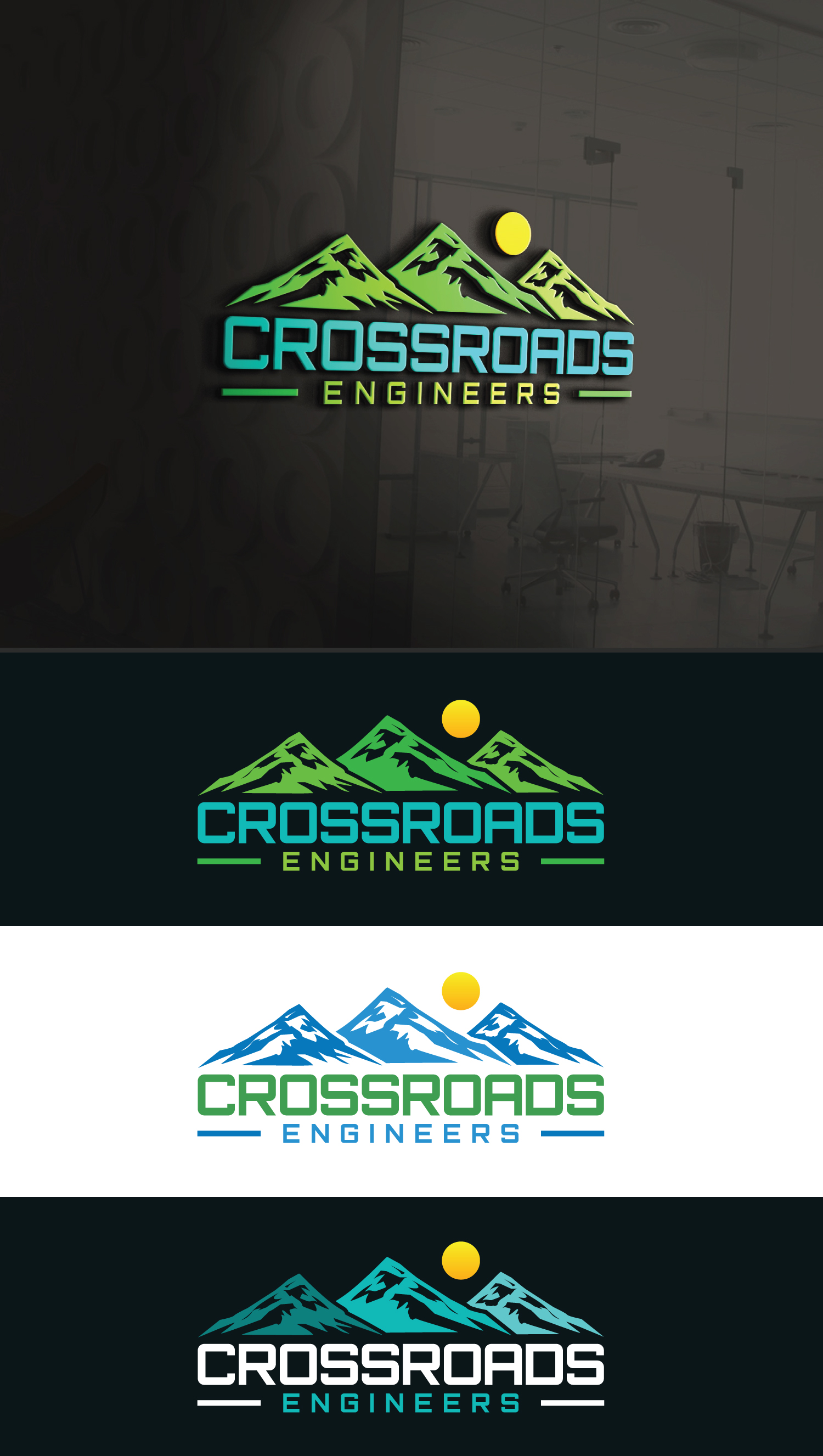 Logo Design by u2square for Crossroads Engineering | Design #28212808