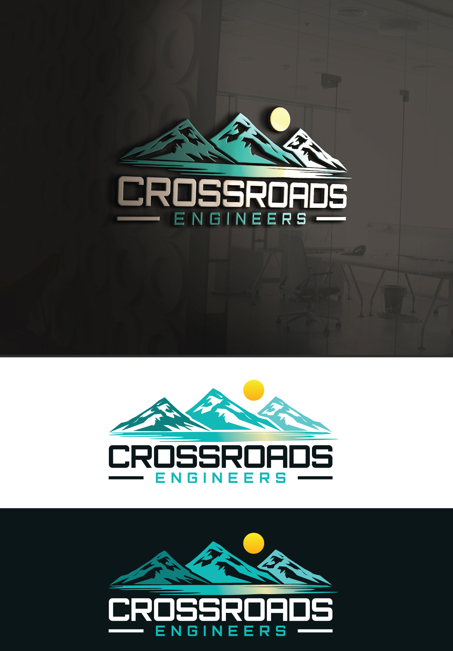 Logo Design by u2square for Crossroads Engineering | Design #28212904