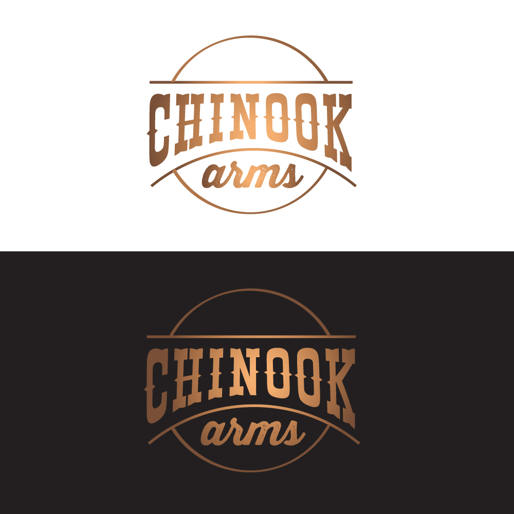 Logo-Design von Sujit Banerjee für chinook arms | Design #28216556