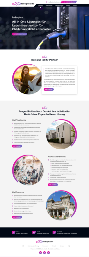 Web Design par Sbss pour ITEGIA GmbH | Design : #28220184
