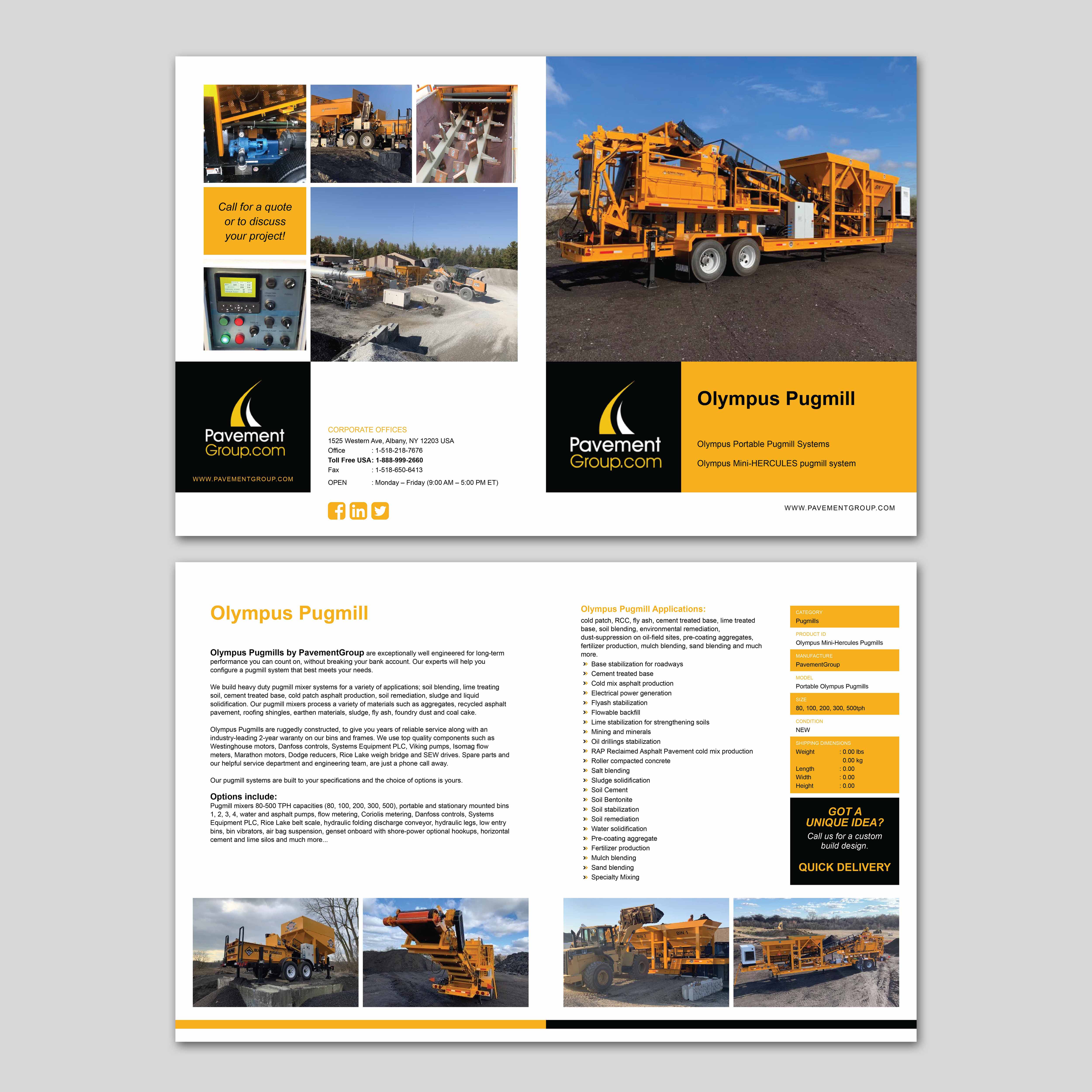 Design de Flyer par san.ty pour  Pavement technologies international Corp.  | Design #28253613
