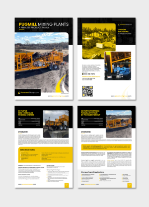 Sales Brochure- Olympus Pugmills | Diseño de Flyer por ZeneFashions