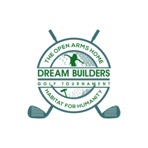 Dream Builders Golf Tournament      Habitat for Humanity    Open Arms Home For Children | Logo Design by Ansh Design