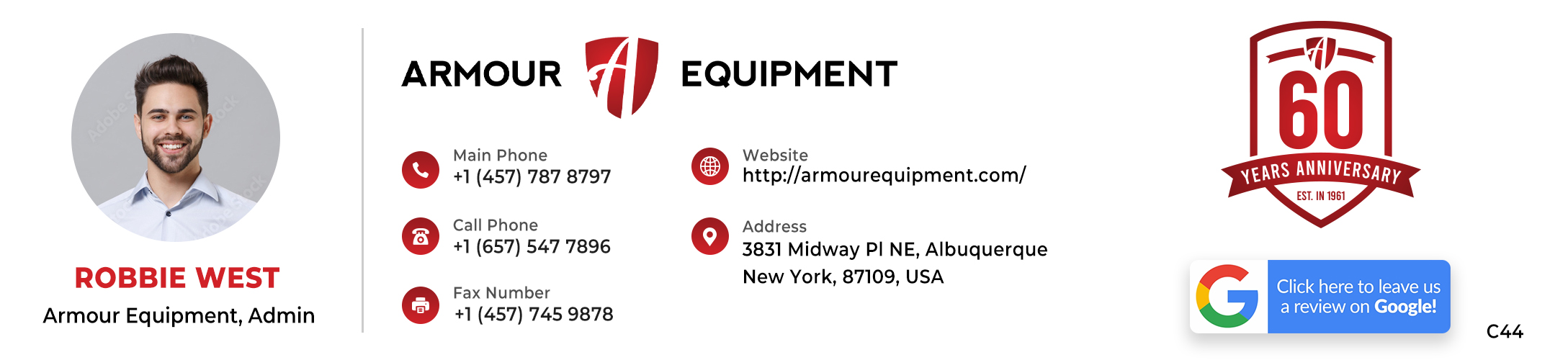 Email Marketing Design by pb for Armour Equipment Sales & Rentals Ltd. | Design #28222011