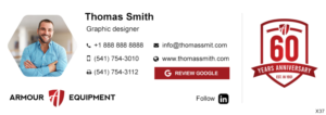 Email Marketing Design by pb for Armour Equipment Sales & Rentals Ltd. | Design: #28222014