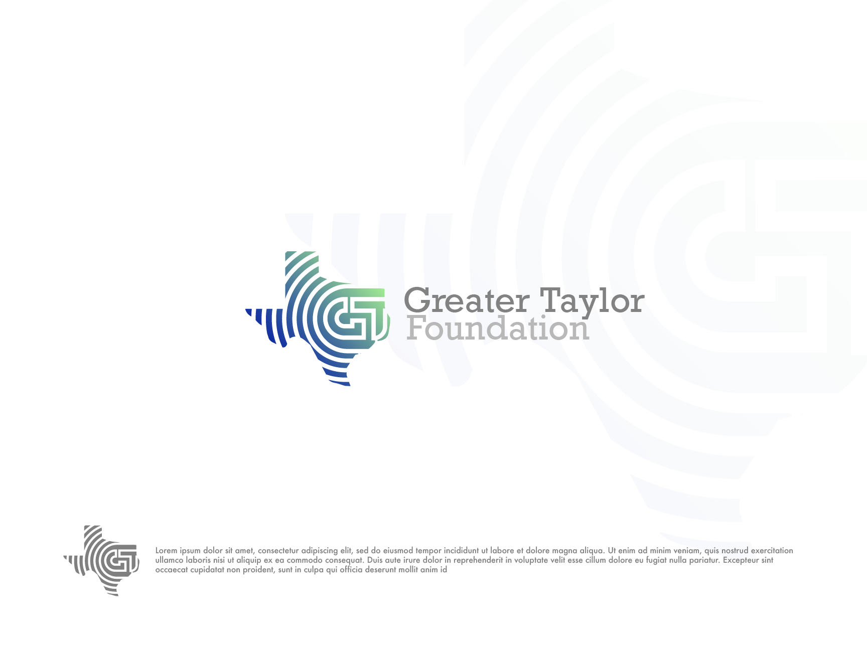 Logo Design by JTdsign for Greater Taylor Foundation | Design #28218693