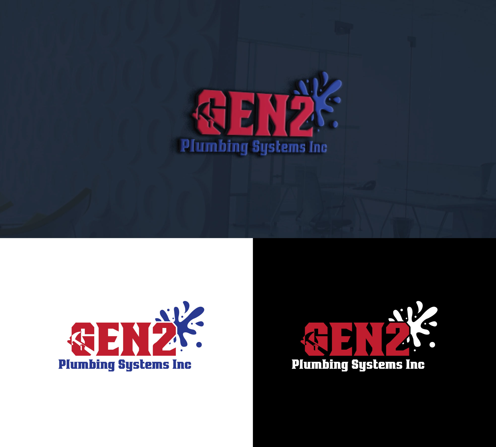 Logo-Design von RRR Design für Gen2 Plumbing Systems Inc | Design #28223974