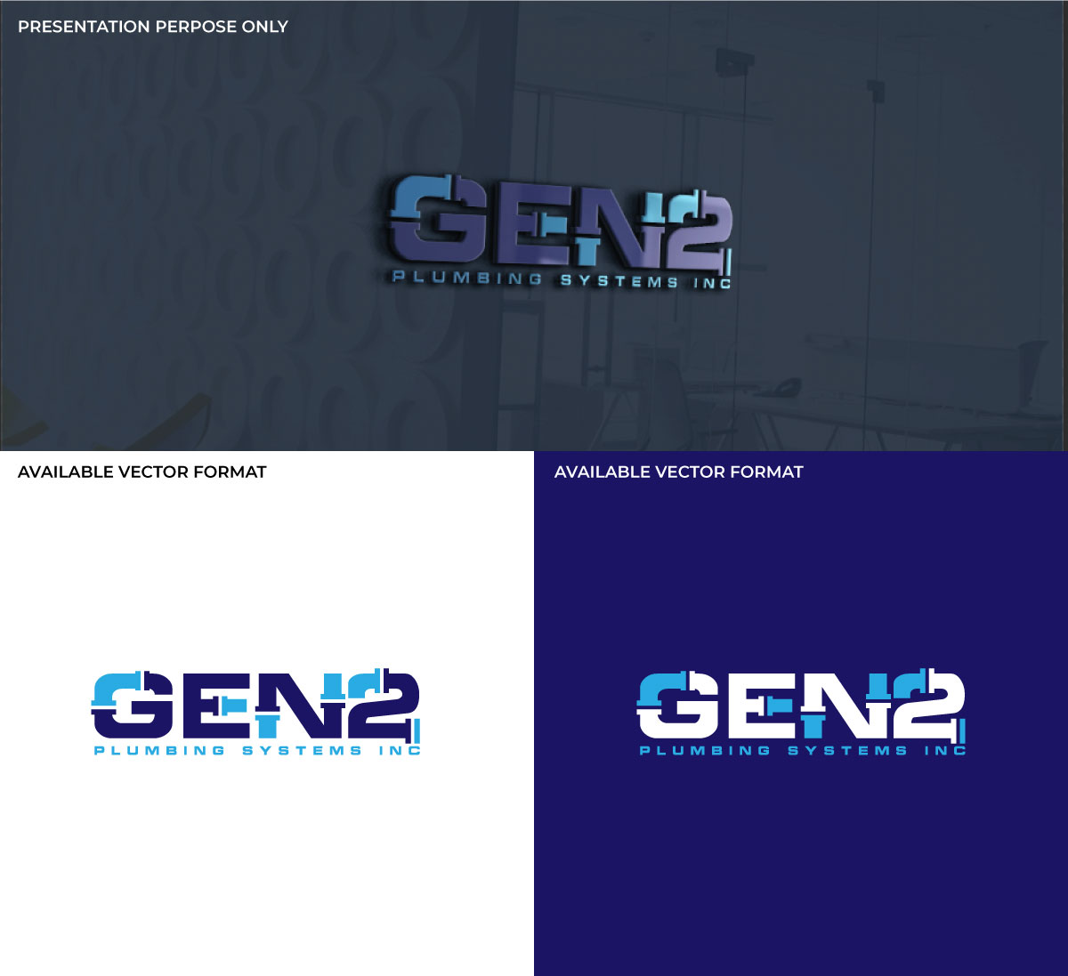 Logo-Design von RS_Design für Gen2 Plumbing Systems Inc | Design #28221694