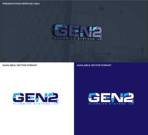 Logo Design by RS_Design for Gen2 Plumbing Systems Inc | Design: #28221694
