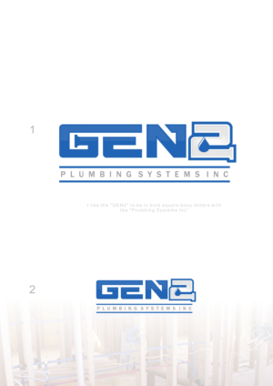 Logo-Design von alok bhopatkar für Gen2 Plumbing Systems Inc | Design: #28385044