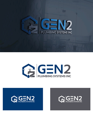 Logo Design by Isnah Logo for Gen2 Plumbing Systems Inc | Design: #28473184