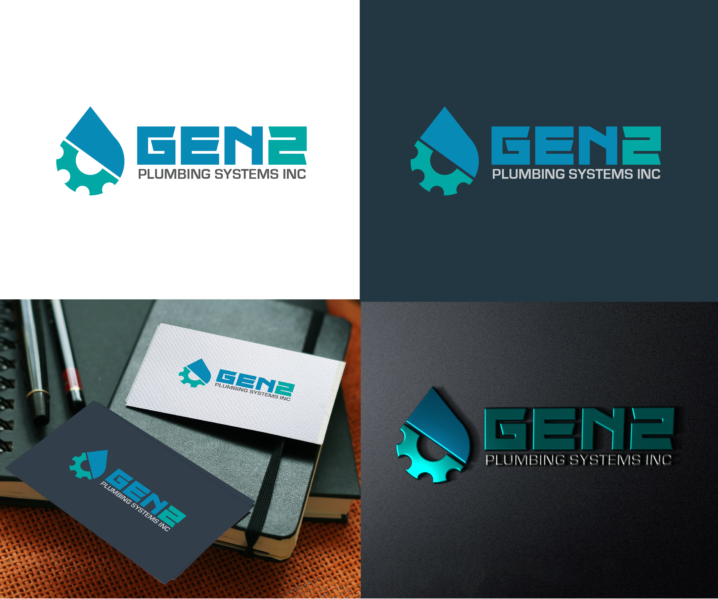 Logo-Design von dennisdesigns für Gen2 Plumbing Systems Inc | Design #28221853