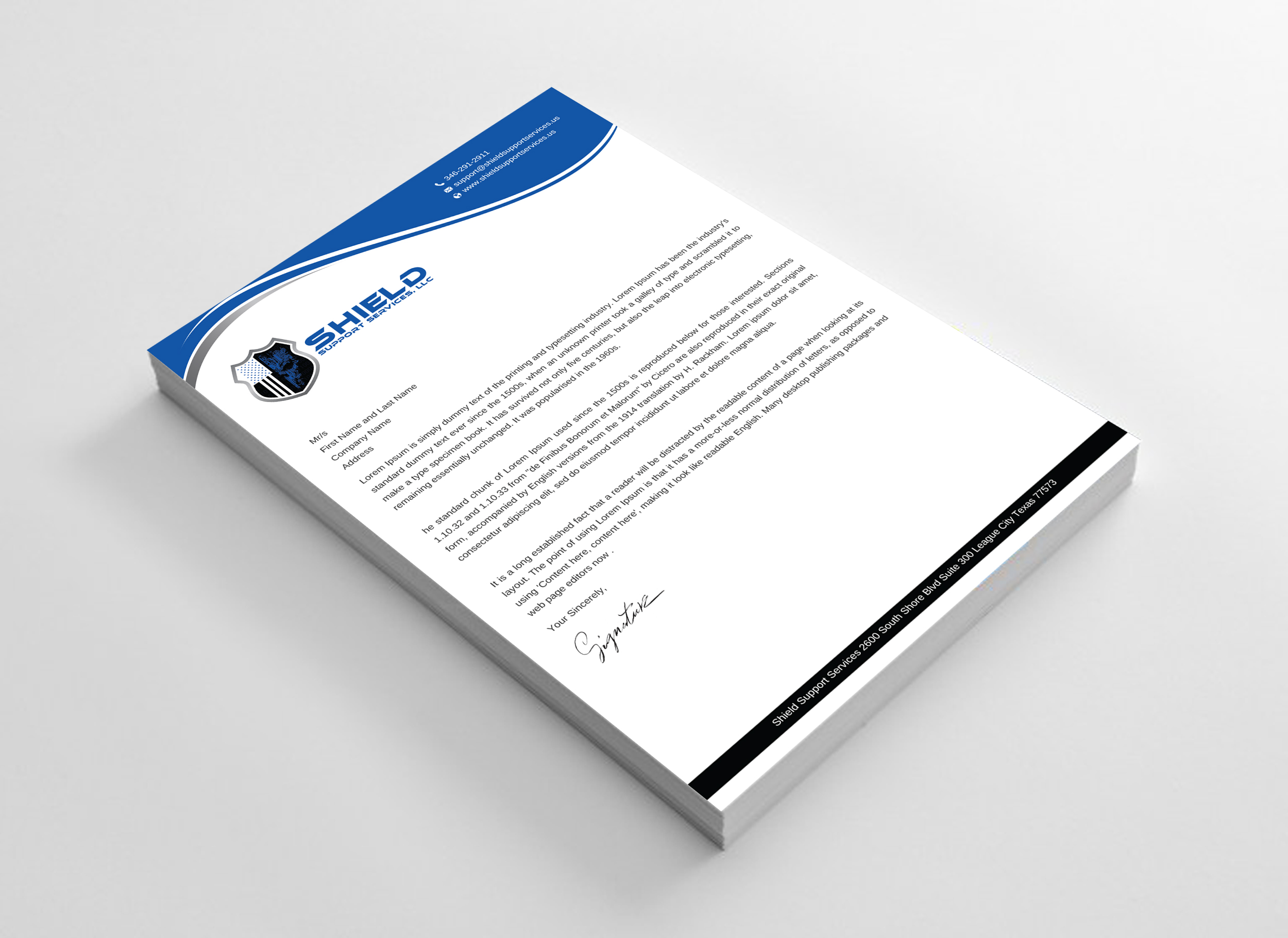 Letterhead Design by Uttom 2 for this project | Design #28225504