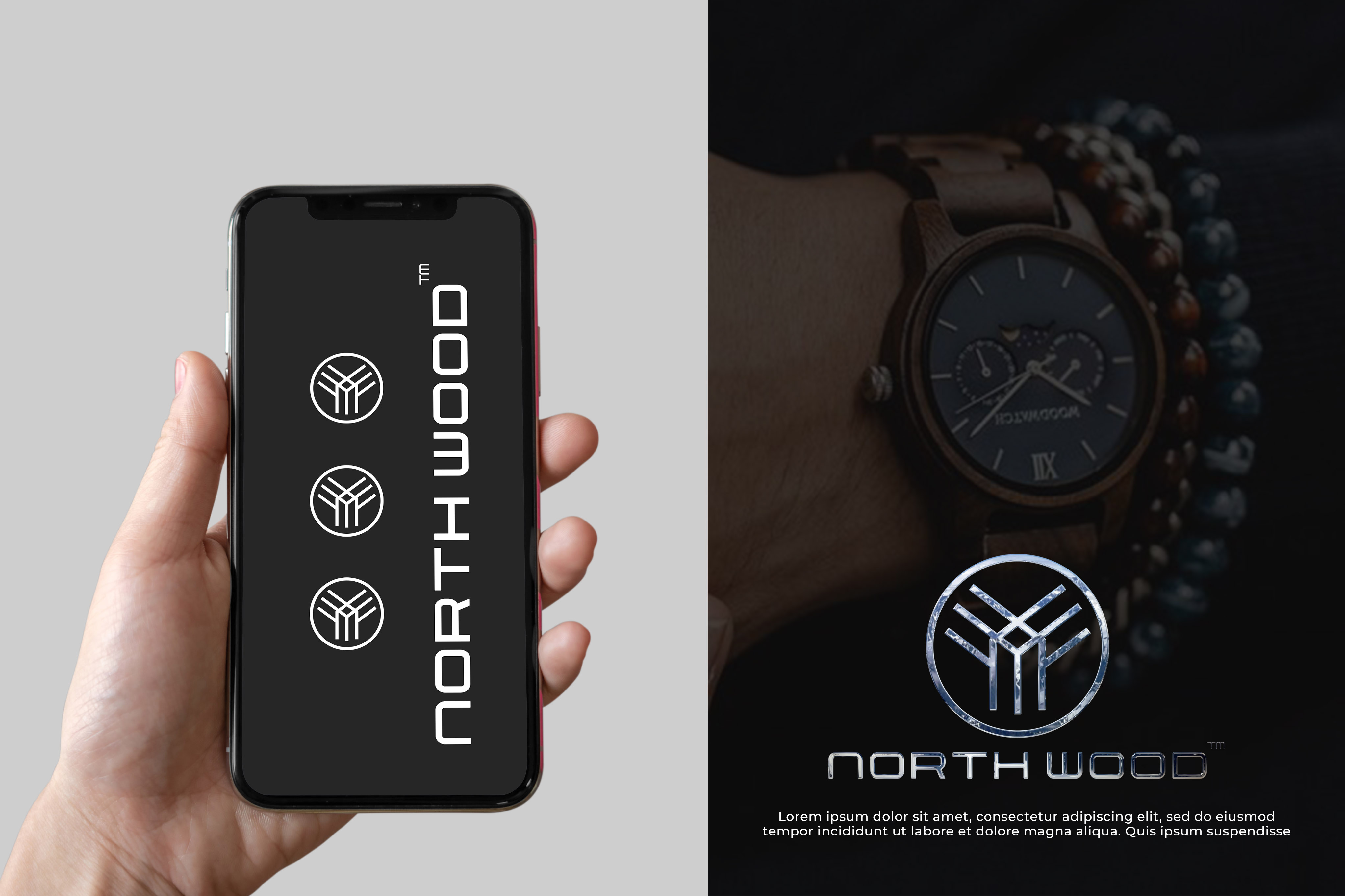 Logo Design by ILLUSTRATOR PRO for North Wood | Design #28256503