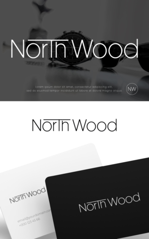 Logo Design by Asya Logo for North Wood | Design #28222795