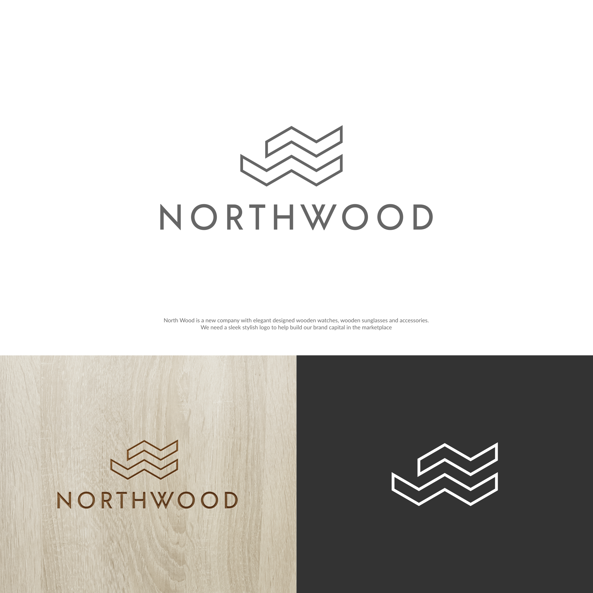 Logo-Design von GraphicSujit für North Wood | Design #28275933