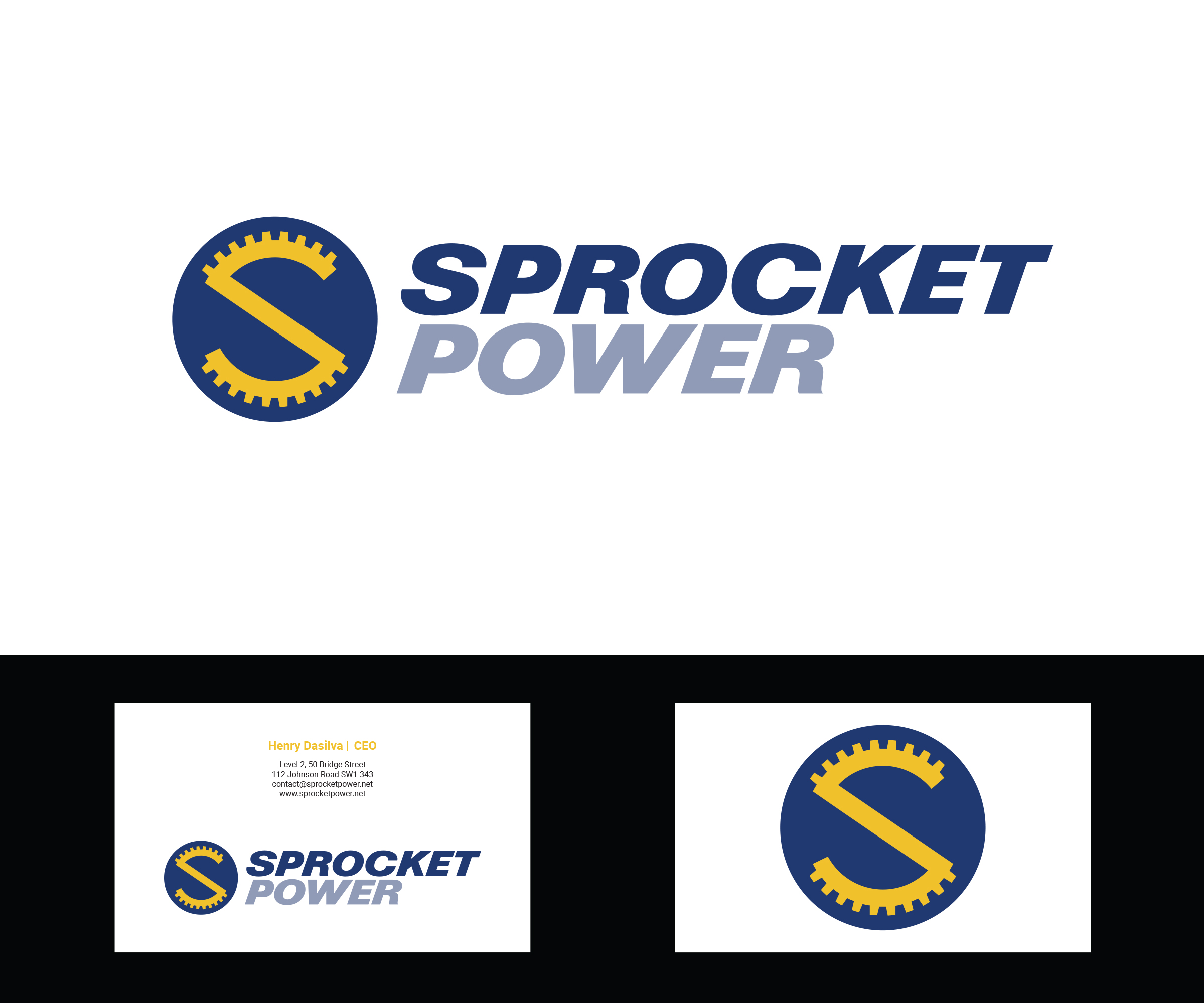 Logo Design by Christian Champagne for Sprocket Power | Design #28253703