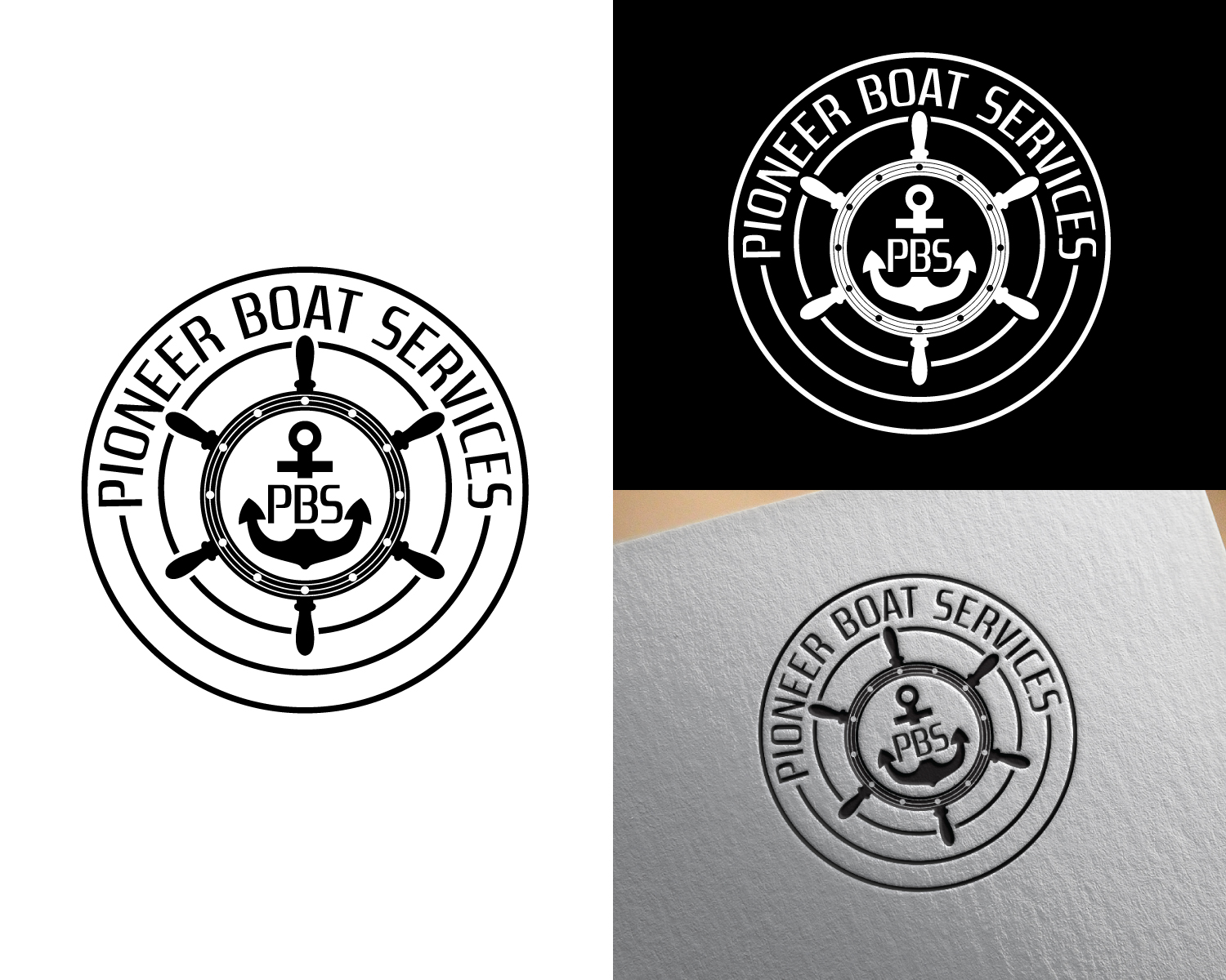 Logo Design by Box Graphic for Pioneer Boat Services | Design #28225232
