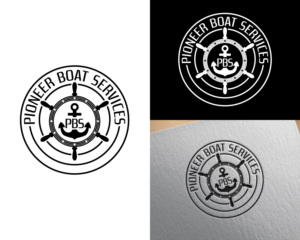Logo Design by Box Graphic for Pioneer Boat Services | Design: #28225232