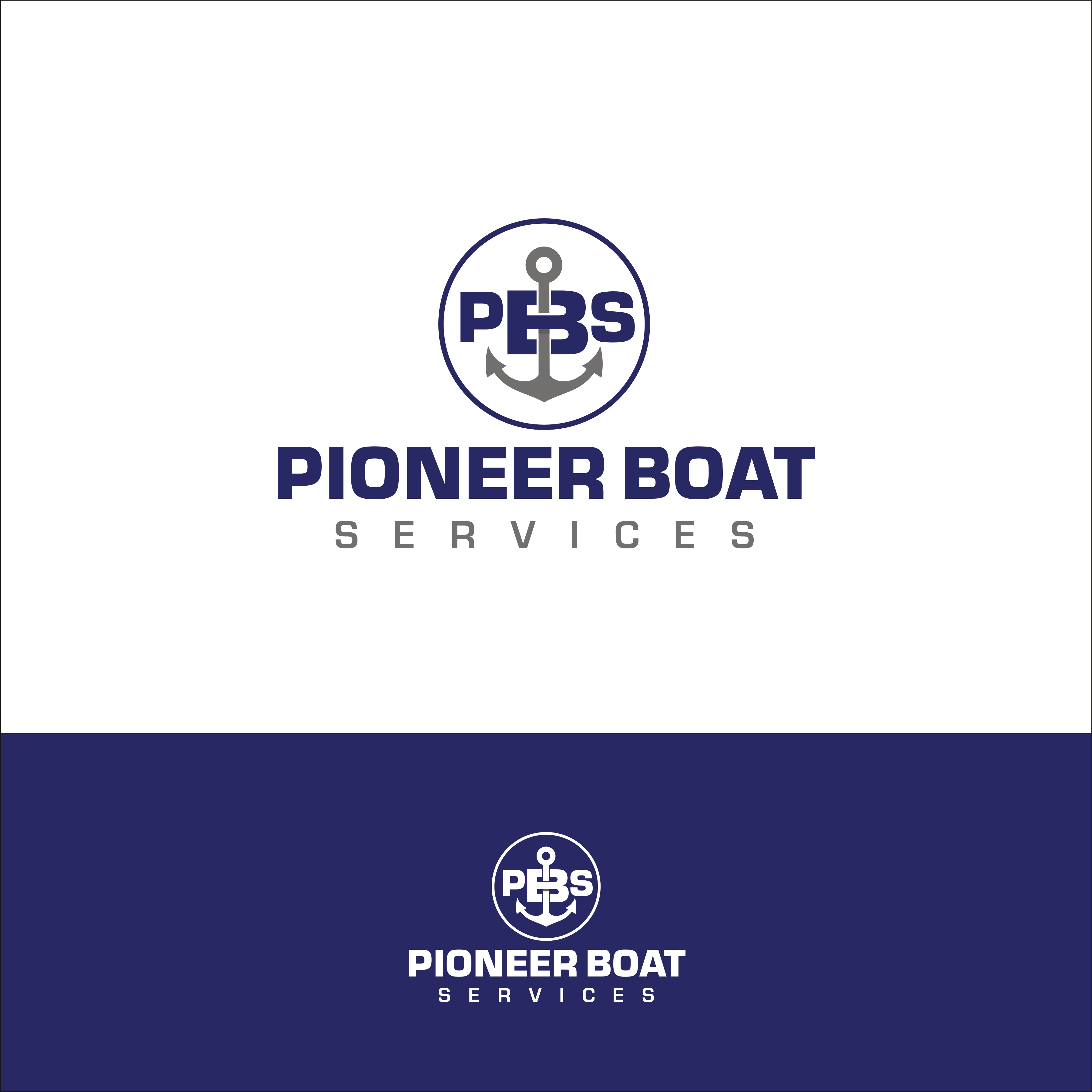 Logo Design by darshan Arts for Pioneer Boat Services | Design #28223717