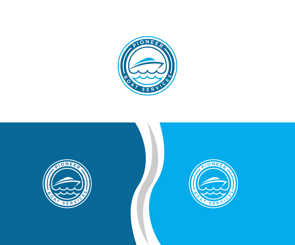 Logo Design by fauzan harun for Pioneer Boat Services | Design #28226604