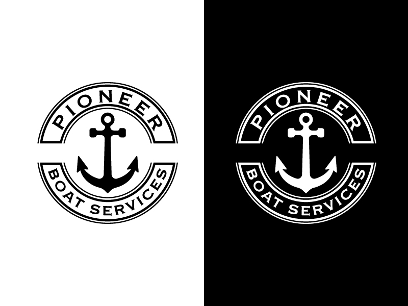 Logo Design by jaxondesign for Pioneer Boat Services | Design #28223325