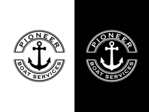 Logo Design by jaxondesign for Pioneer Boat Services | Design: #28223325