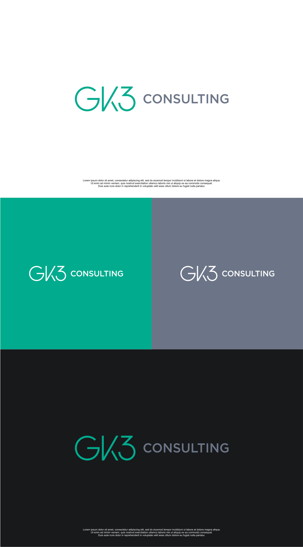 Logo Design by MASH Std for GK3 Consulting Pty Ltd | Design #28228580