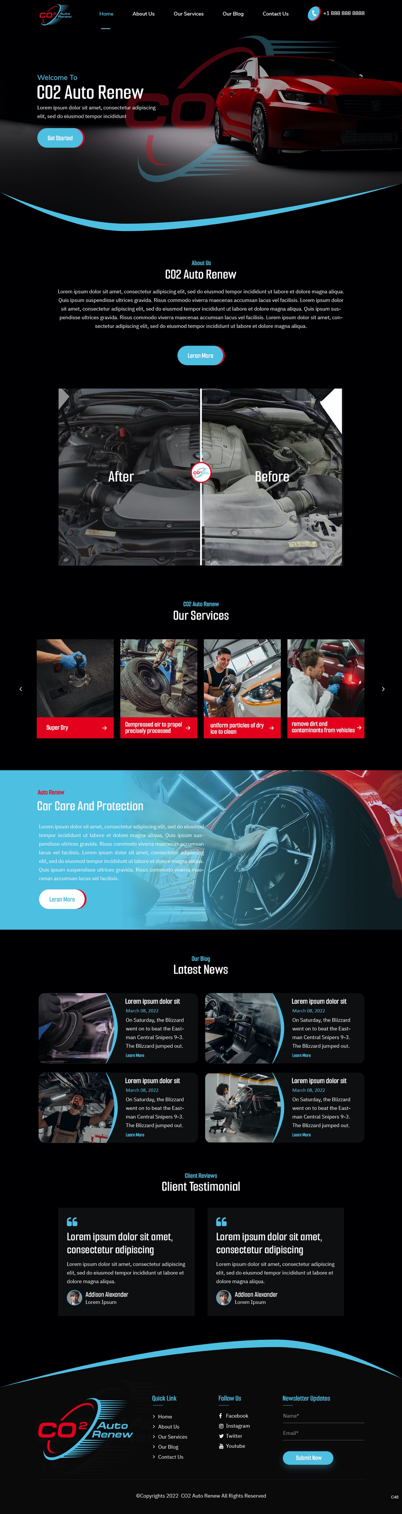 Diseño Web por pb para Co2 Auto Renew LLC | Diseño #28237255