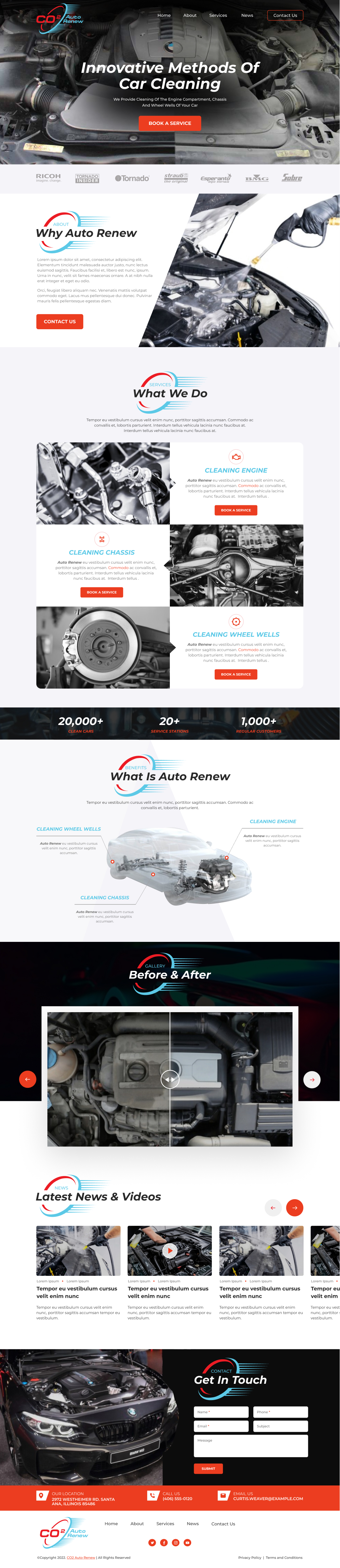 Web Design by *mary for Co2 Auto Renew LLC | Design #28232242