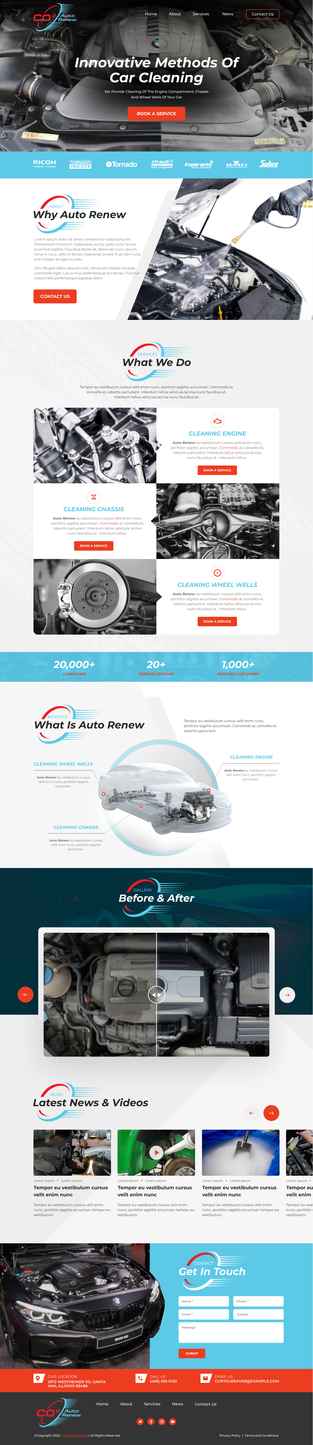 Web Design by *mary for Co2 Auto Renew LLC | Design #28235832