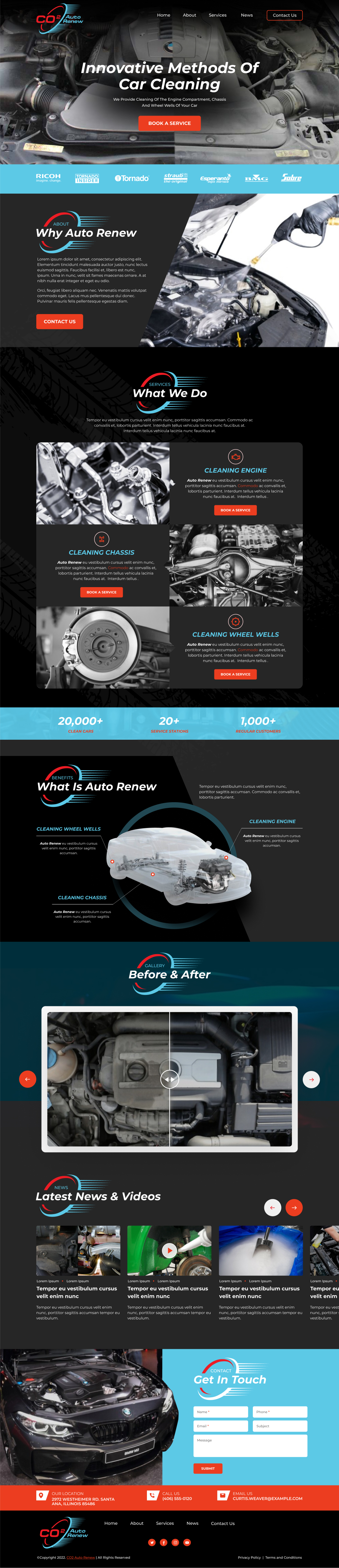 Web Design by *mary for Co2 Auto Renew LLC | Design #28238228