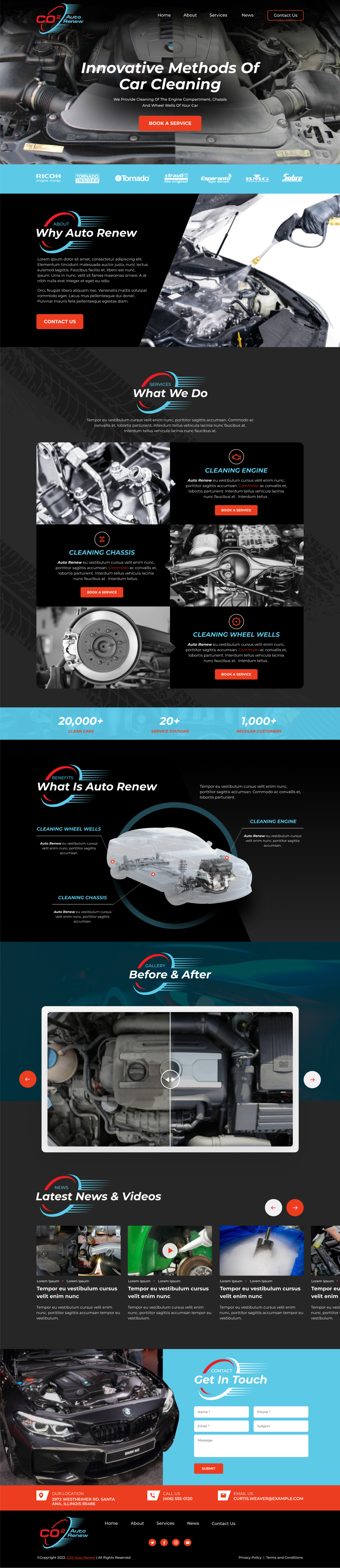 Web Design by *mary for Co2 Auto Renew LLC | Design: #28238229