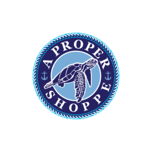 a proper shoppe | Logo Design by Dennis Jackson Design